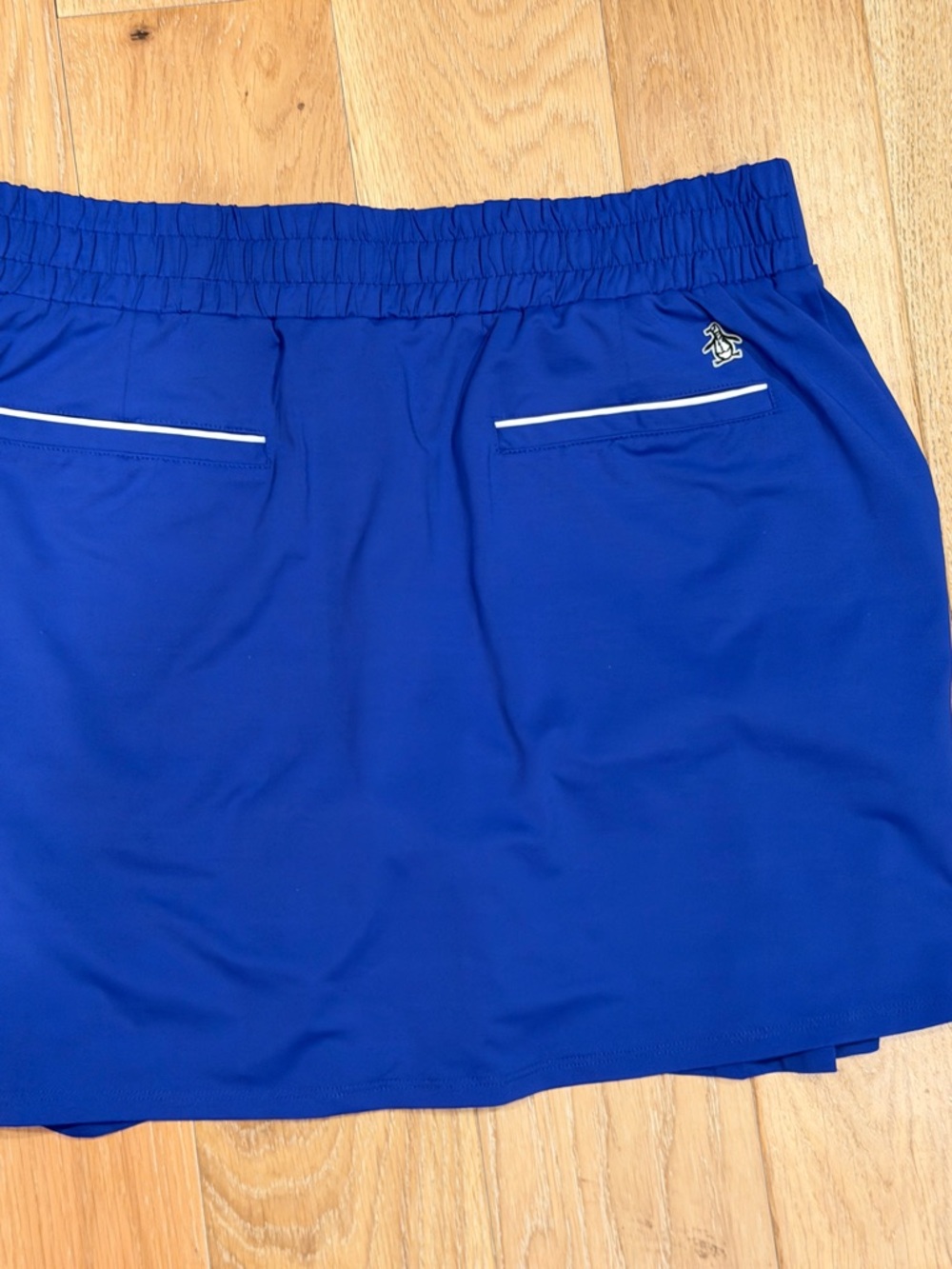 Original Penguin Royal Blue Mini‎ tennis Skirt with White Trim medium - Picture 5 of 6